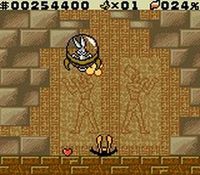 une photo d'Ã©cran de Daffy Duck - Un Tresor de Canard sur Nintendo Game Boy Color